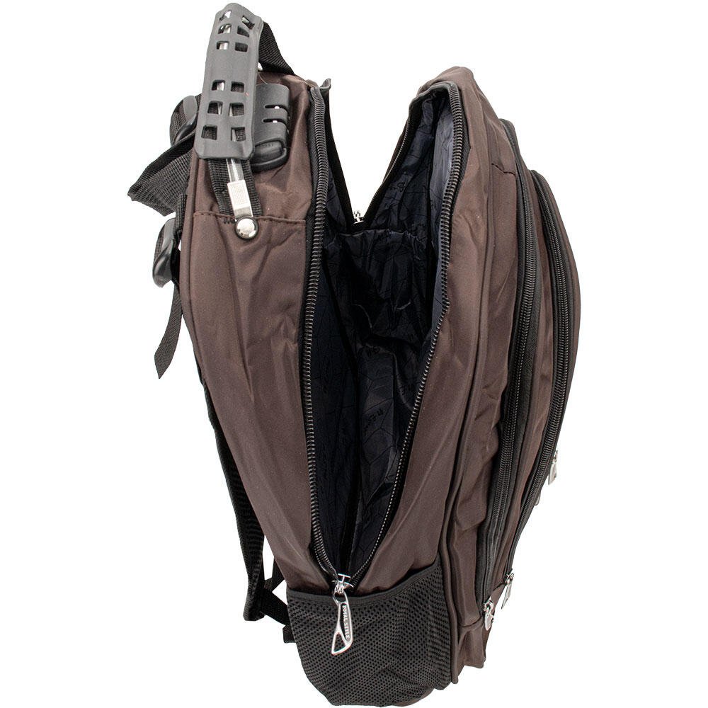 MOCHILA MASCULINA ROYAL STYLE 3509 Marrom 4