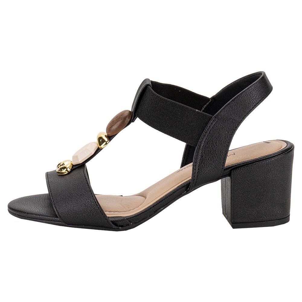 SANDÁLIA FEMININA SALTO GROSSO MODARE 7109465  Preto 2