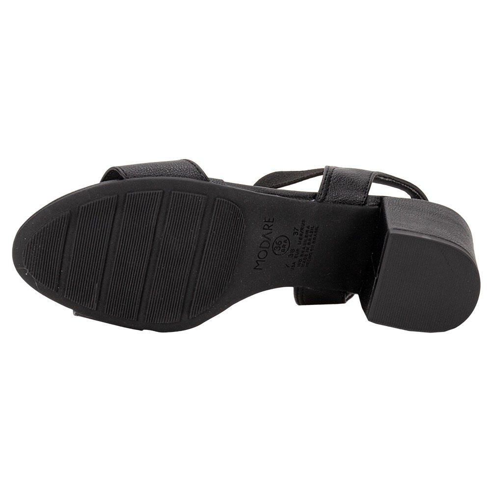 SANDÁLIA FEMININA SALTO GROSSO MODARE 7109465  Preto 4