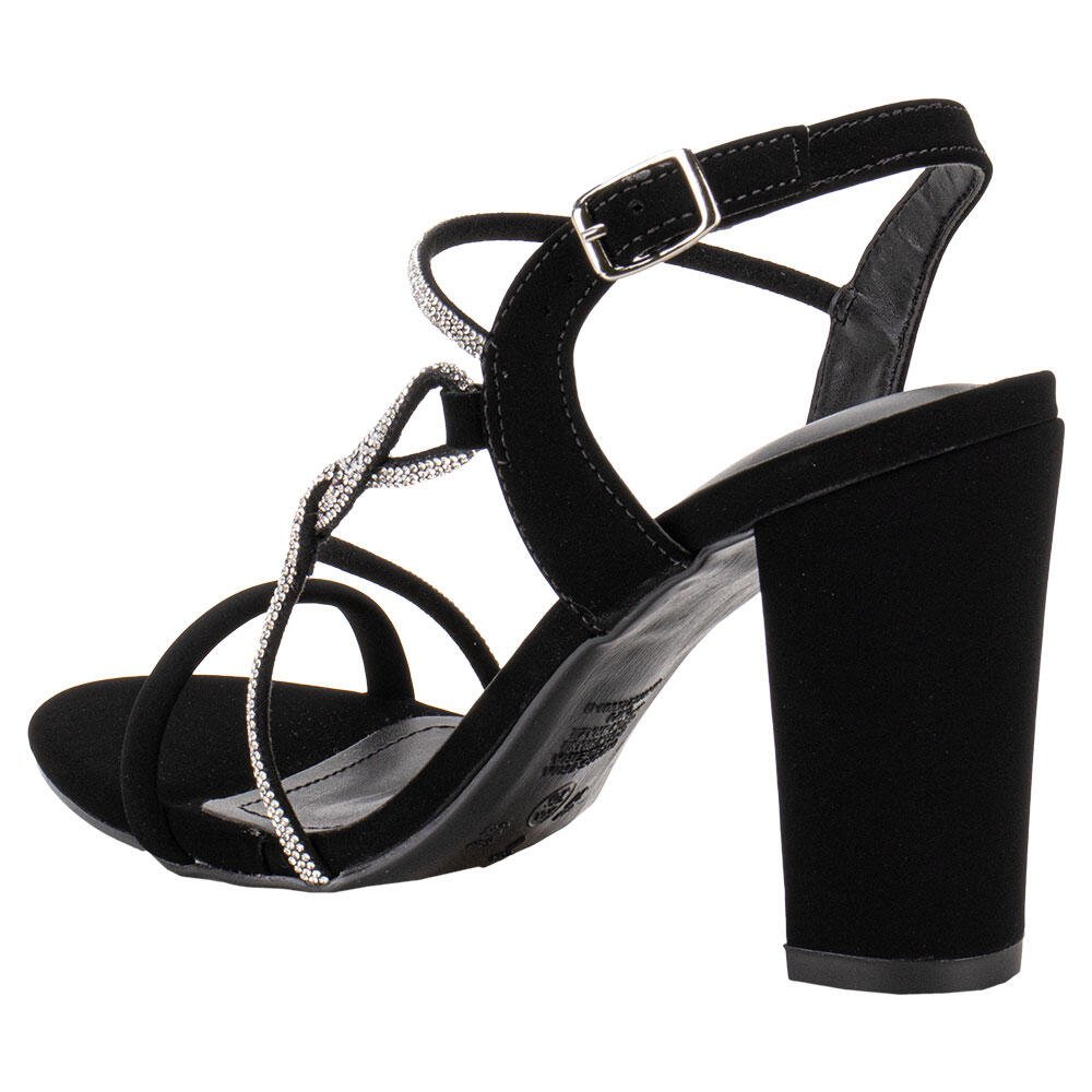 SANDÁLIA FEMININA SALTO GROSSO VIA MARTE 142001  Preto 3