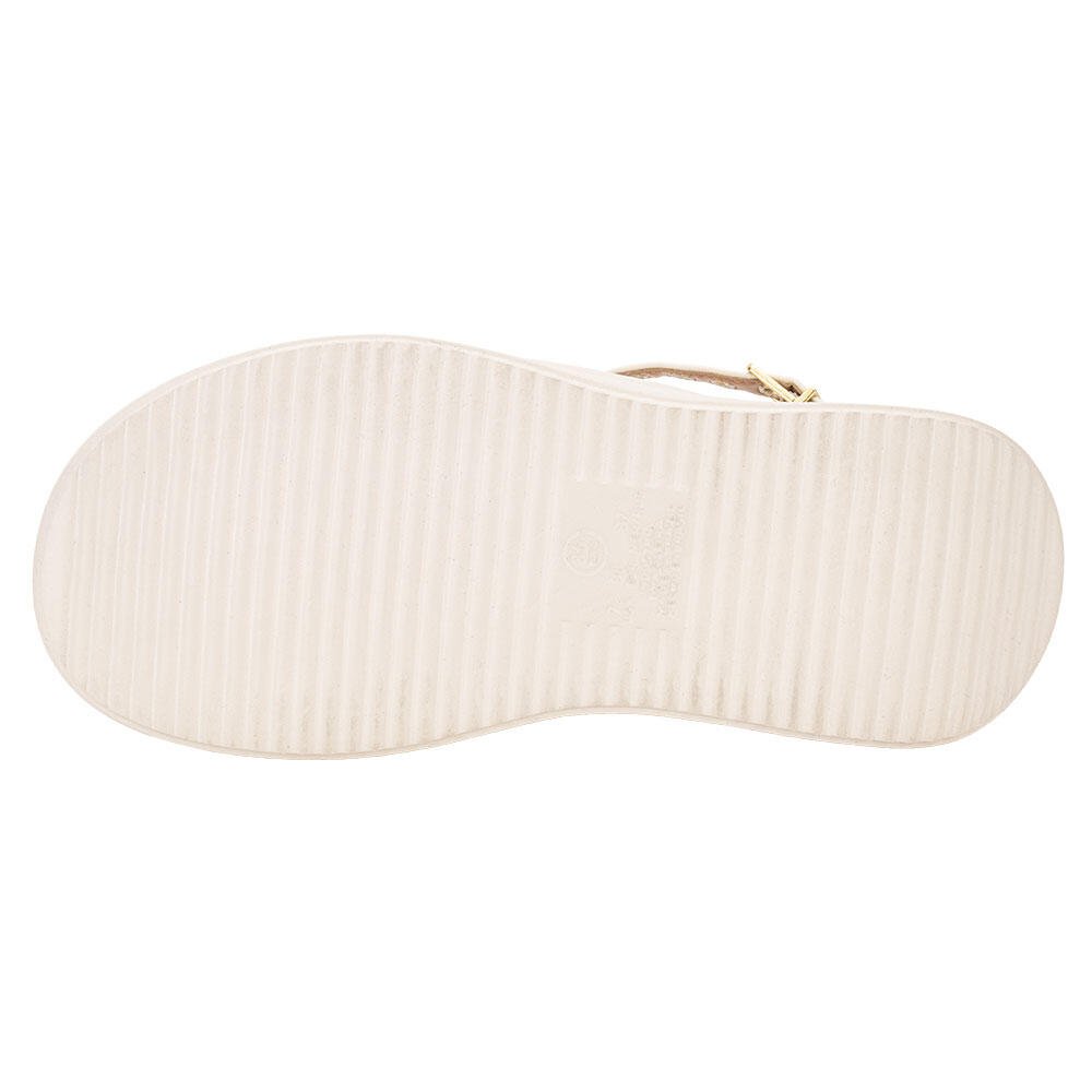SANDÁLIA FEMININA ANABELA VIZZANO 6519100  Branco 4