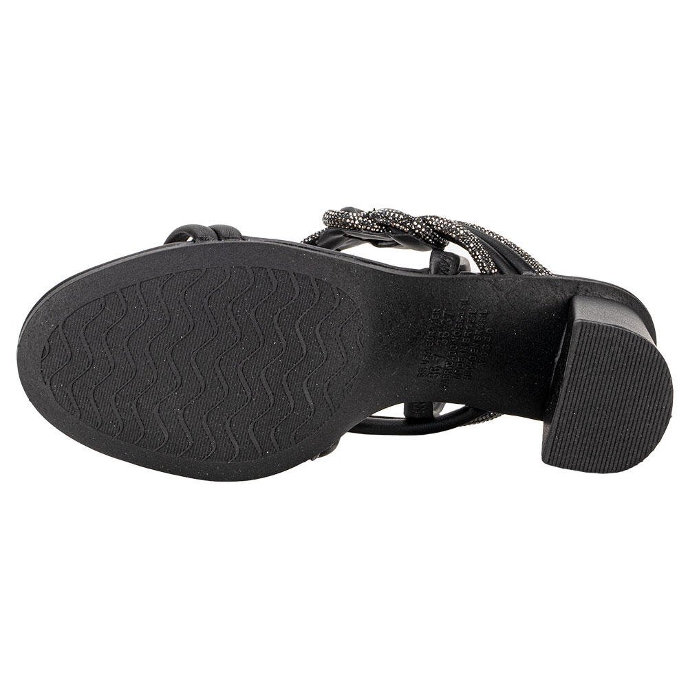 SANDÁLIA FEMININA SALTO GROSSO DAKOTA Y7891  Preto 4