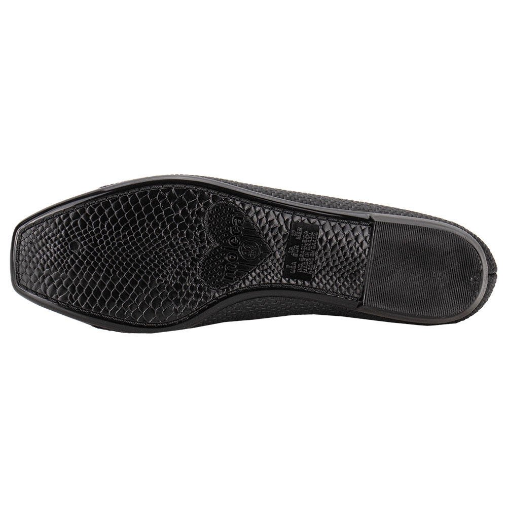 SAPATILHA FEMININA FLAT MOLECA 5729110  Preto 4