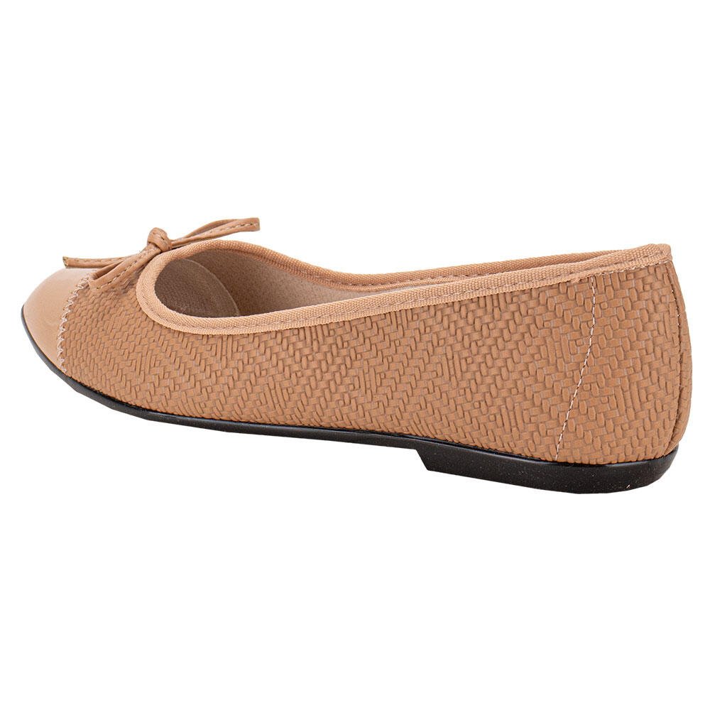 SAPATILHA FEMININA FLAT MOLECA 5729110 Bege 3