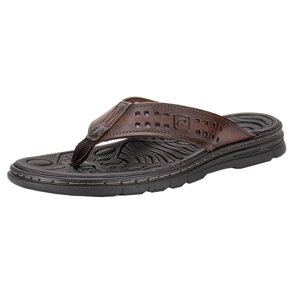CHINELO MASCULINO PEGADA 134202 Marrom 1