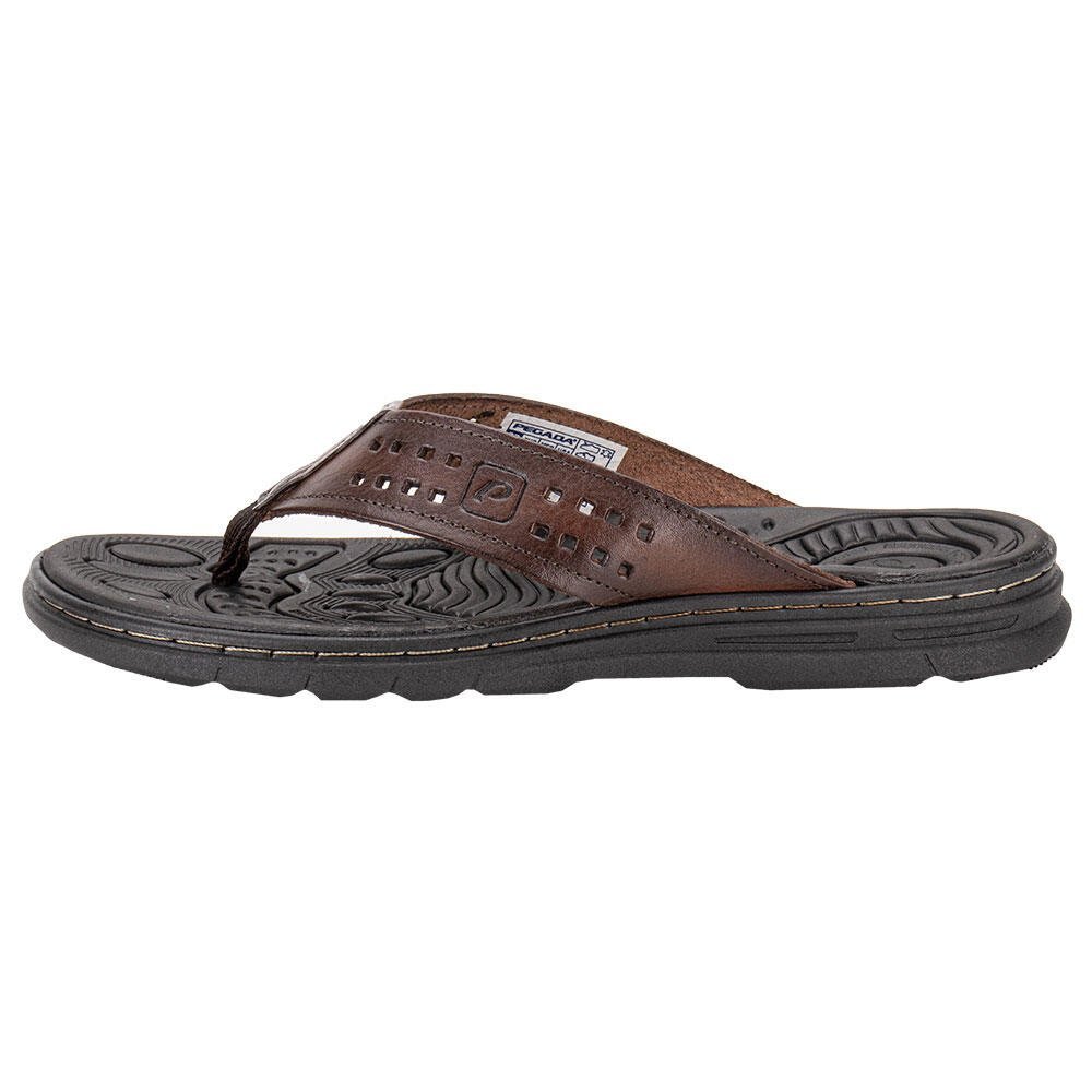 CHINELO MASCULINO PEGADA 134202 Marrom 2