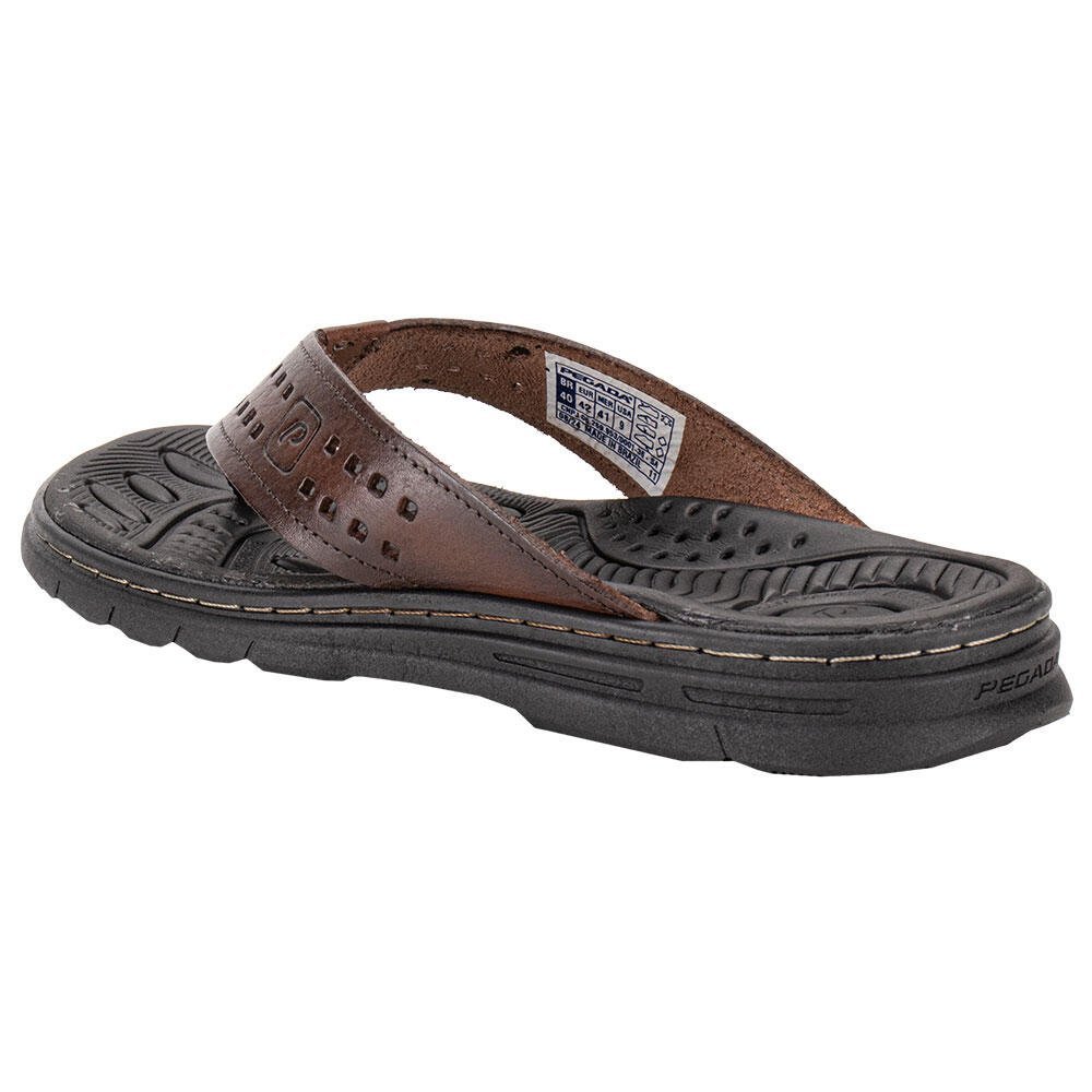 CHINELO MASCULINO PEGADA 134202 Marrom 3