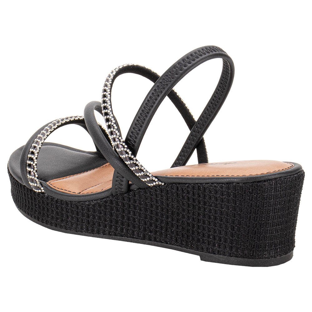 SANDÁLIA FEMININA ANABELA DAKOTA Y8321  Preto 3