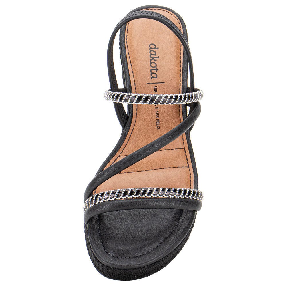 SANDÁLIA FEMININA ANABELA DAKOTA Y8321  Preto 5