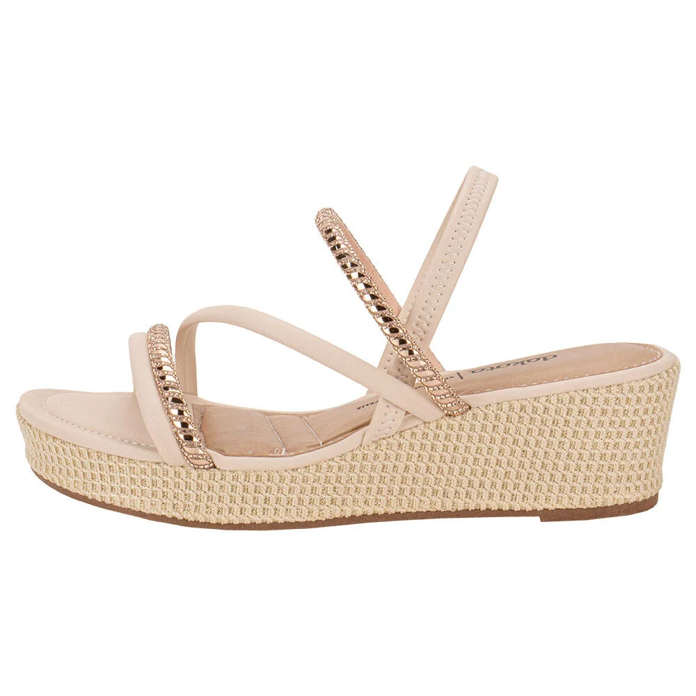 SANDÁLIA FEMININA ANABELA DAKOTA Y8321  Branco 2