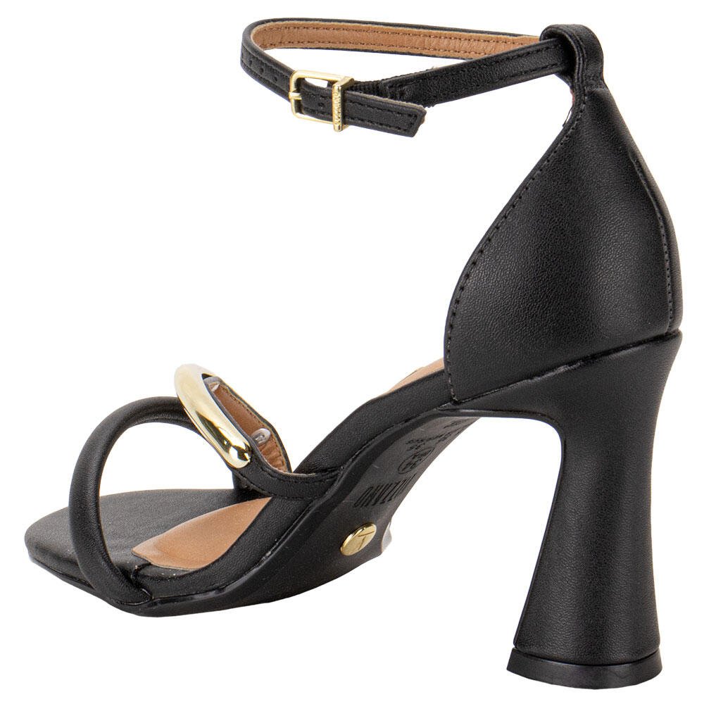SANDÁLIA FEMININA SALTO GROSSO VIZZANO 6517206  Preto 3