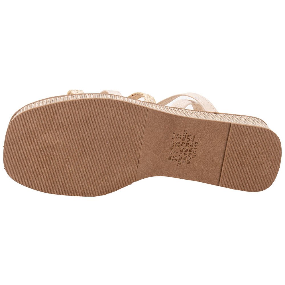 SANDÁLIA FEMININA ANABELA MISSISSIPI MC382  Bege 4