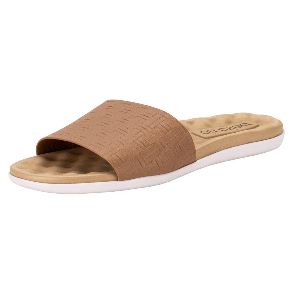CHINELO FEMININO SLIDE BEIRA RIO 8360303  Marrom 2