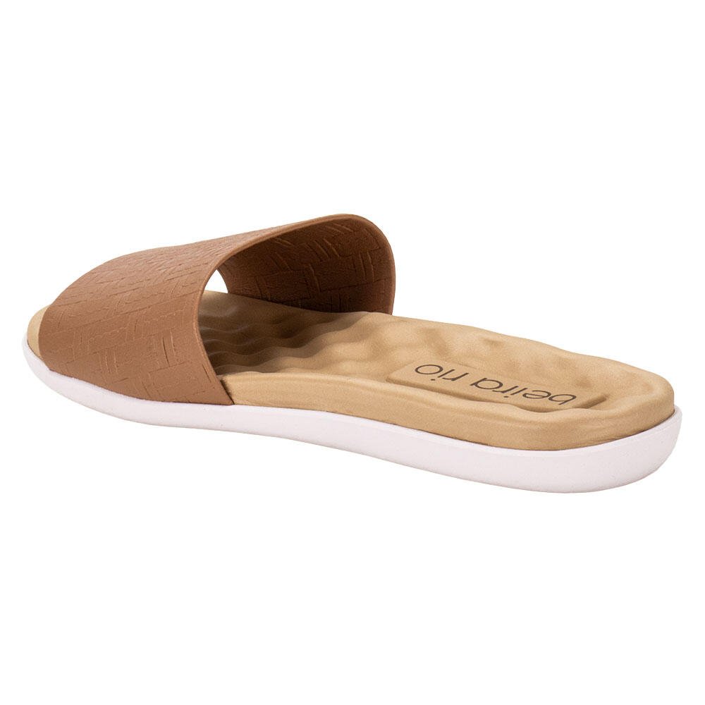 CHINELO FEMININO SLIDE BEIRA RIO 8360303  Marrom 4