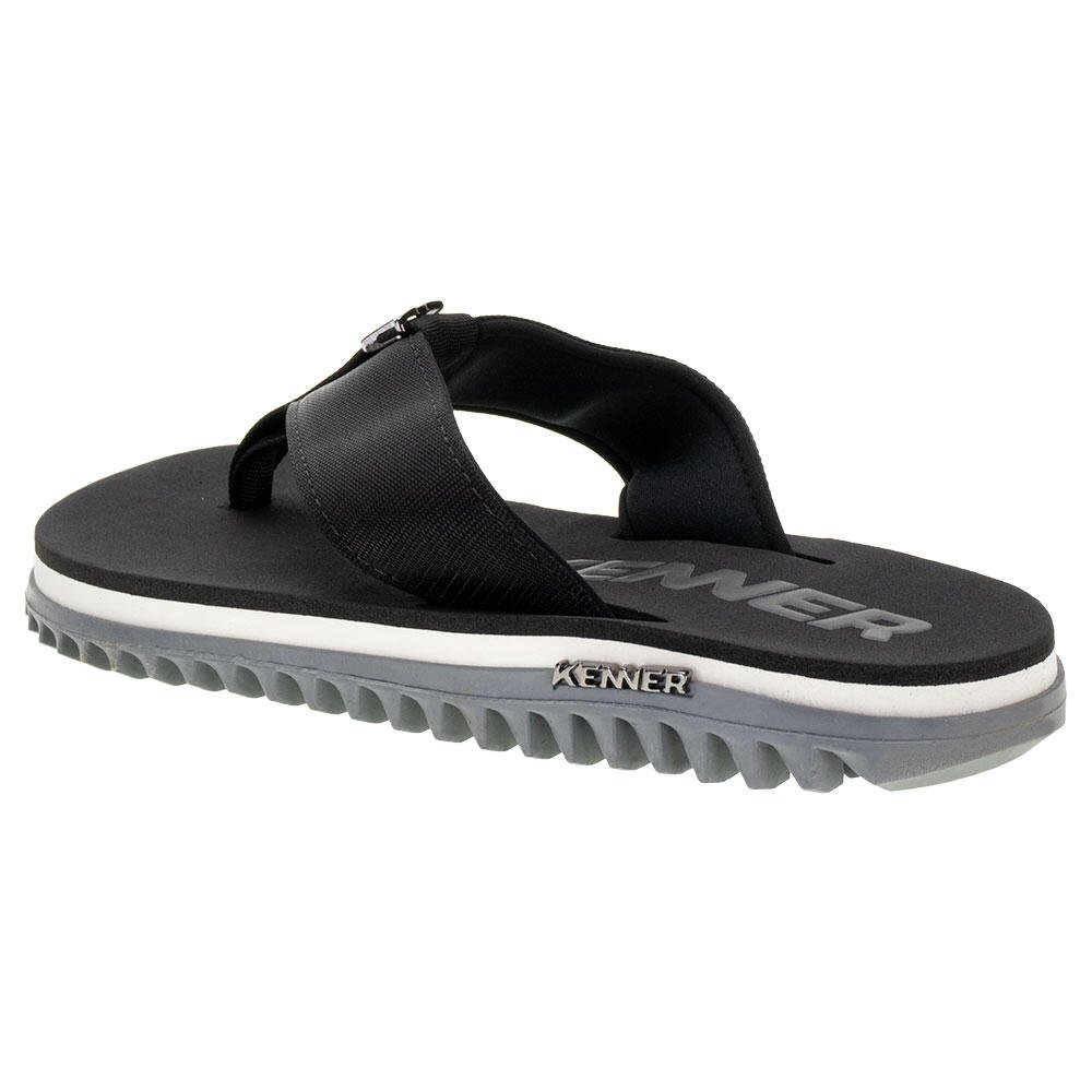 CHINELO MASCULINO KIVAH LINE KENNER DVD  Preto/Branco 4