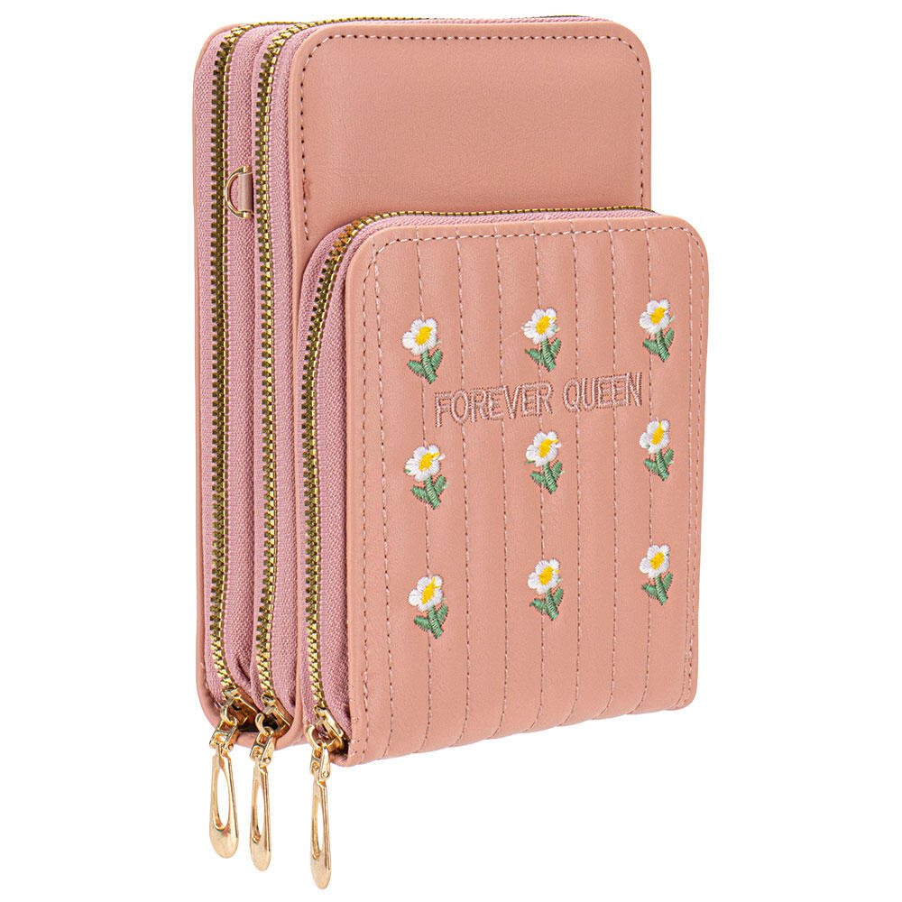 BOLSA FEMININA TRANSVERSAL H.E PR1033  Rosa 2