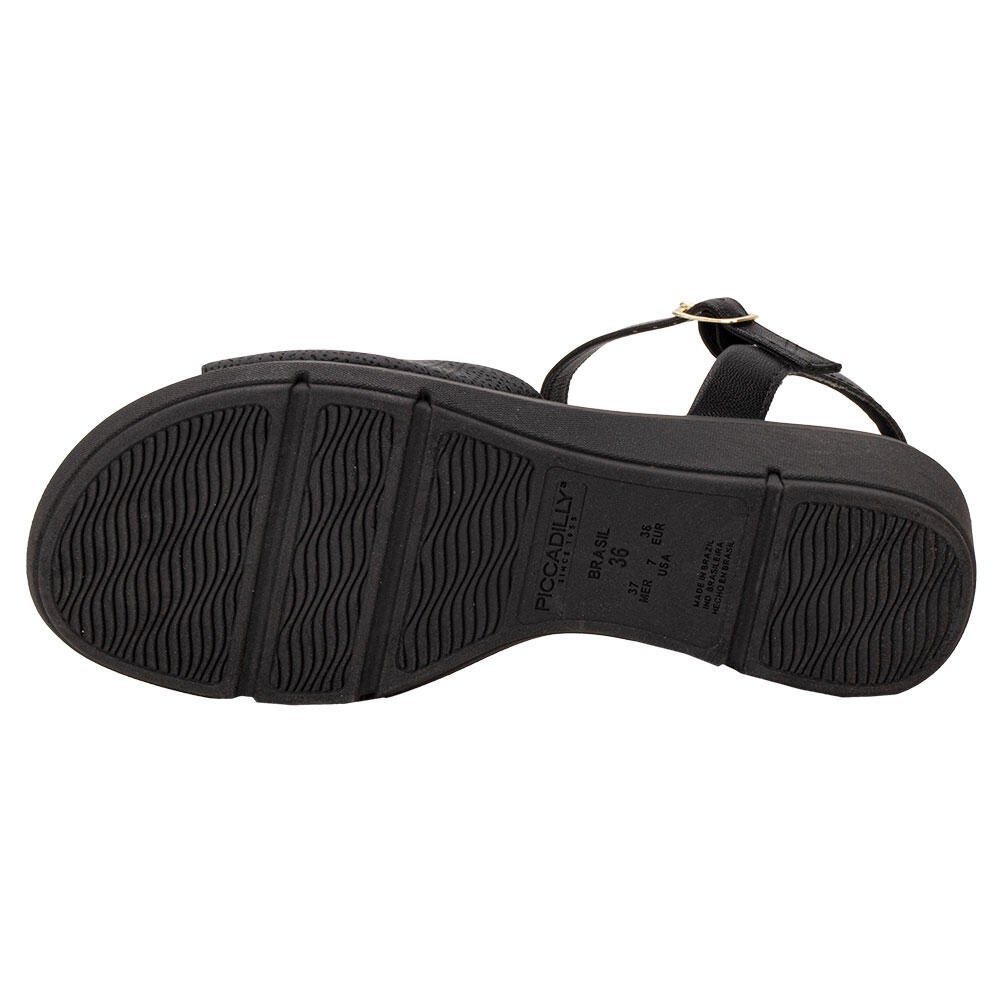 SANDÁLIA FEMININA ANABELA PICCADILLY 540363  Preto 4