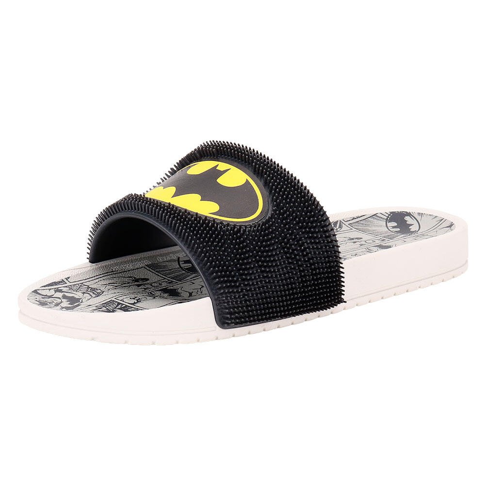 CHINELO INFANTIL SLIDE BATMAN DARKNESS GRENDENE KIDS 23183  Cinza 2