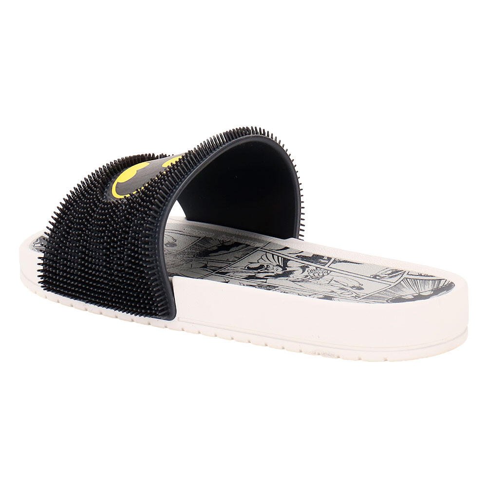 CHINELO INFANTIL SLIDE BATMAN DARKNESS GRENDENE KIDS 23183  Cinza 4