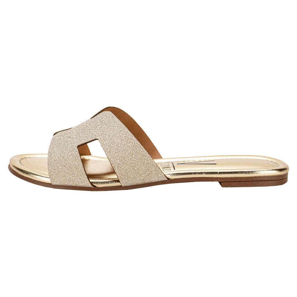 TAMANCO FEMININO FLAT VIZZANO 6371167 Dourado 2