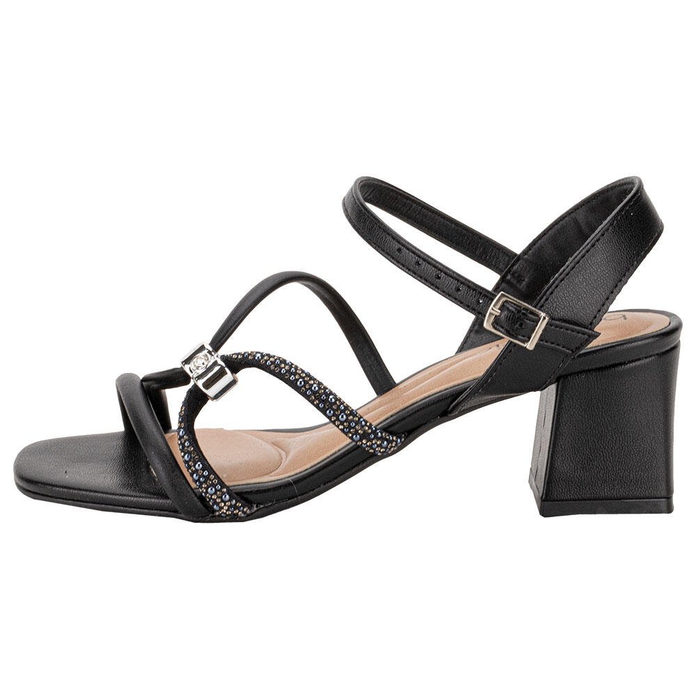 SANDÁLIA FEMININA SALTO GROSSO BEIRA RIO 8536102 Preto 2