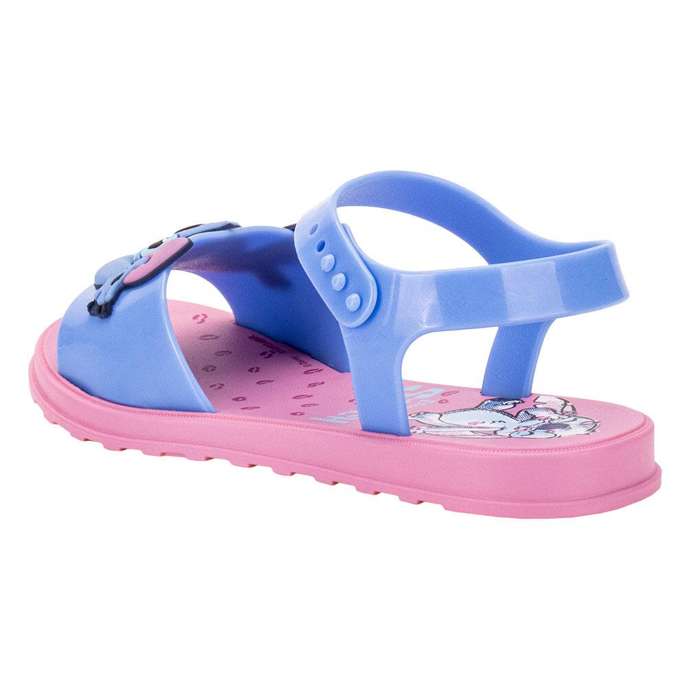 SANDÁLIA INFANTIL STITCH TO PLAY GRENDENE KIDS 23196 Azul/Rosa 3