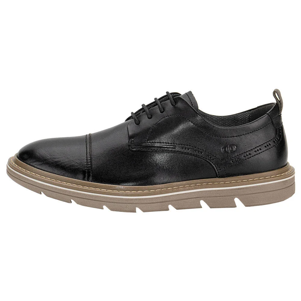 SAPATO MASCULINO JEFF DEMOCRATA 604101  Preto 2