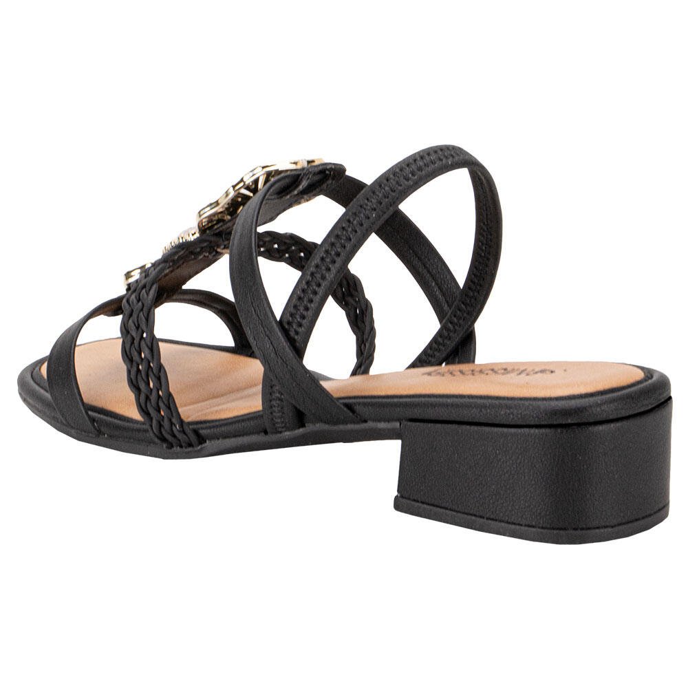 SANDÁLIA FEMININA SALTO GROSSO MISSISSIPI MC782  Preto 3