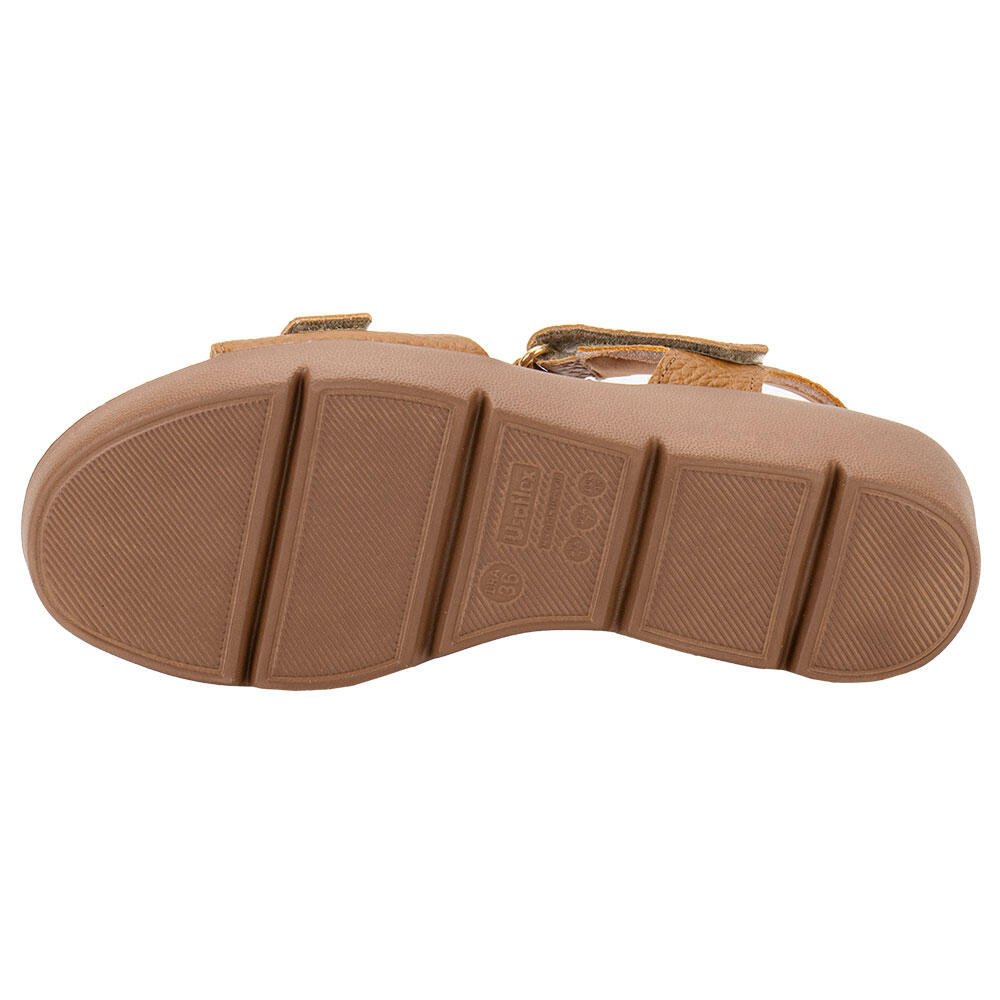 SANDÁLIA FEMININA ANABELA USAFLEX AL4303 Marrom 4