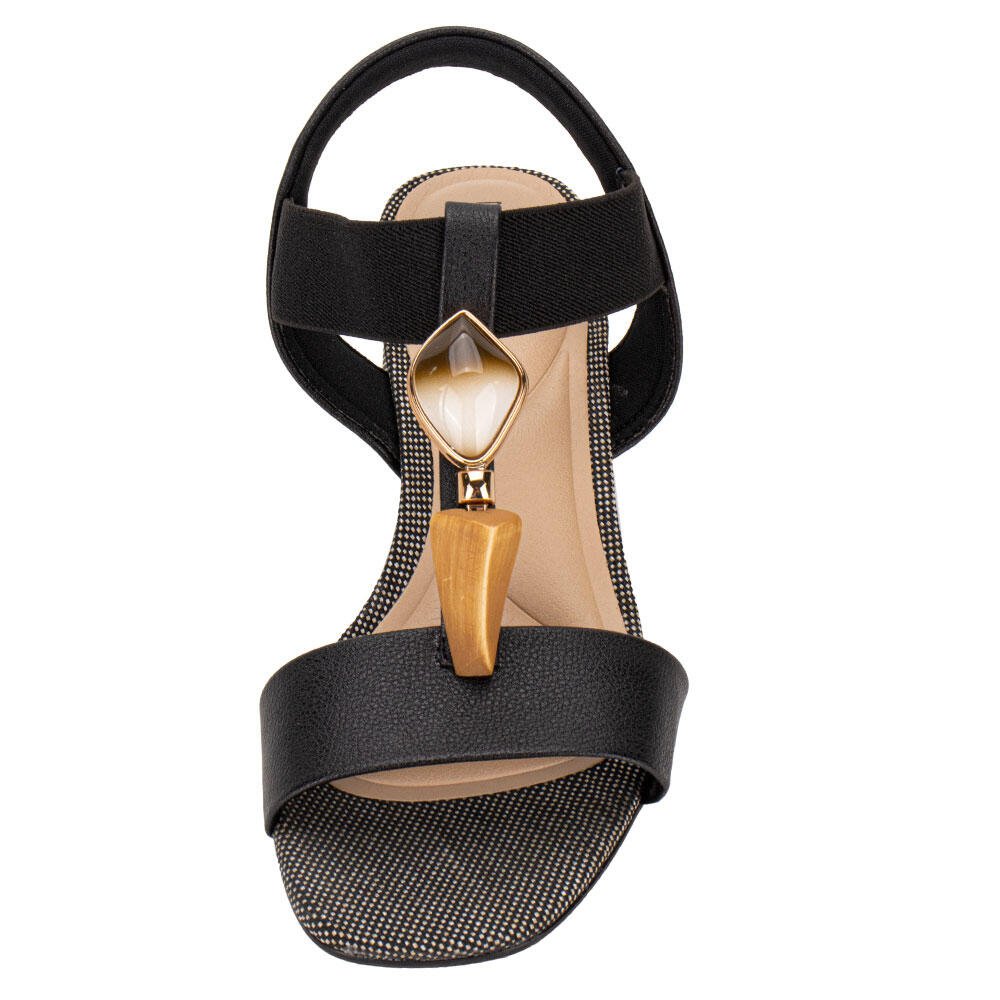 SANDÁLIA FEMININA SALTO GROSSO MODARE 7172113 Preto 5