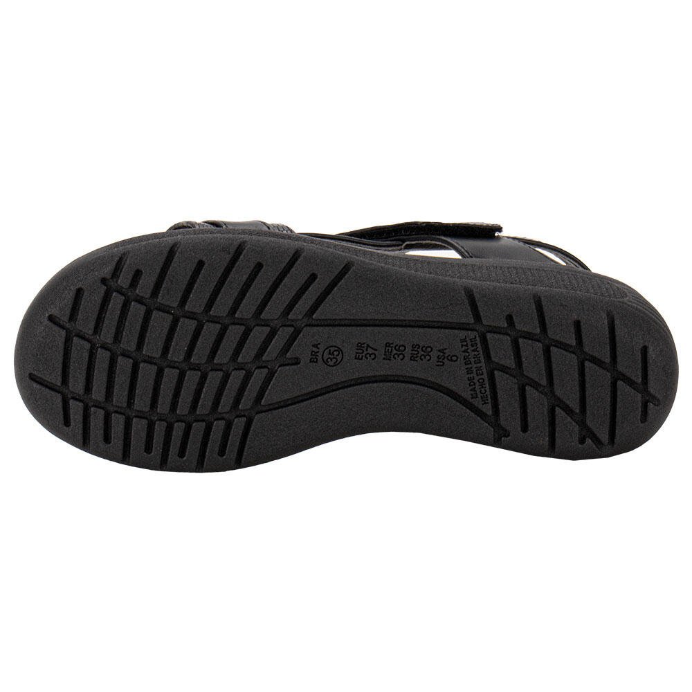 SANDÁLIA FEMININA ANABELA COMFORTFLEX 2488404  Preto 4