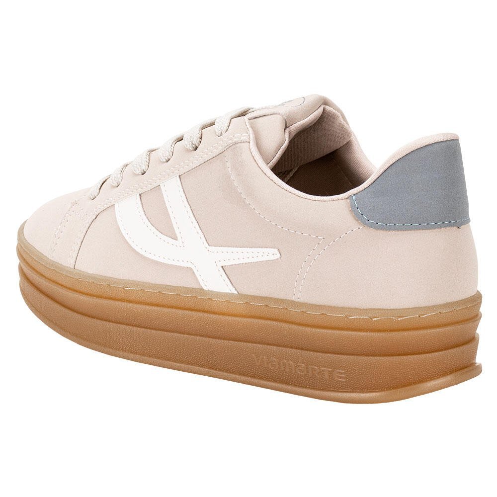 TÊNIS FEMININO CASUAL VIA MARTE 156002  Bege 2