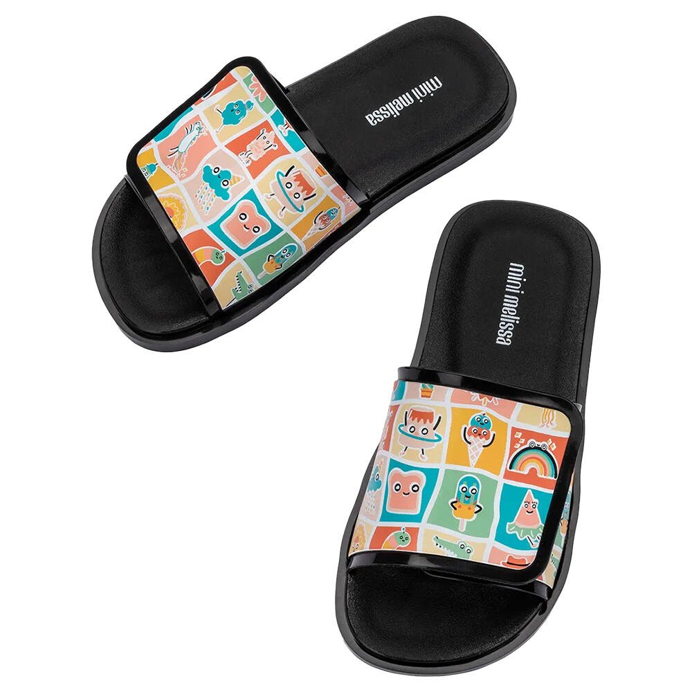 MINI MELISSA BRAVE + TURMA DO PUDIM INFANTIL 33833 Preto 4