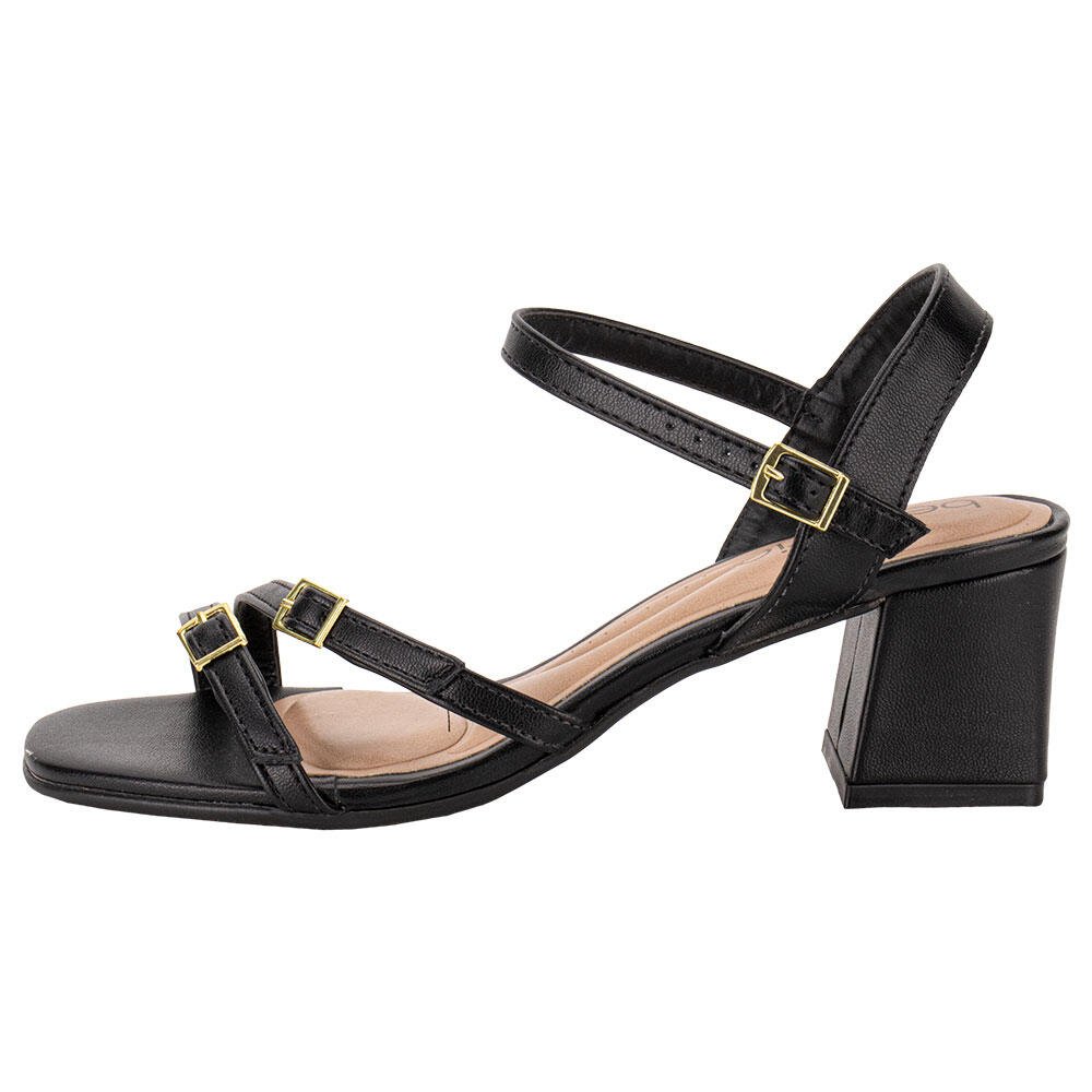 SANDÁLIA FEMININA SALTO GROSSO BEIRA RIO 8536105  Preto 2
