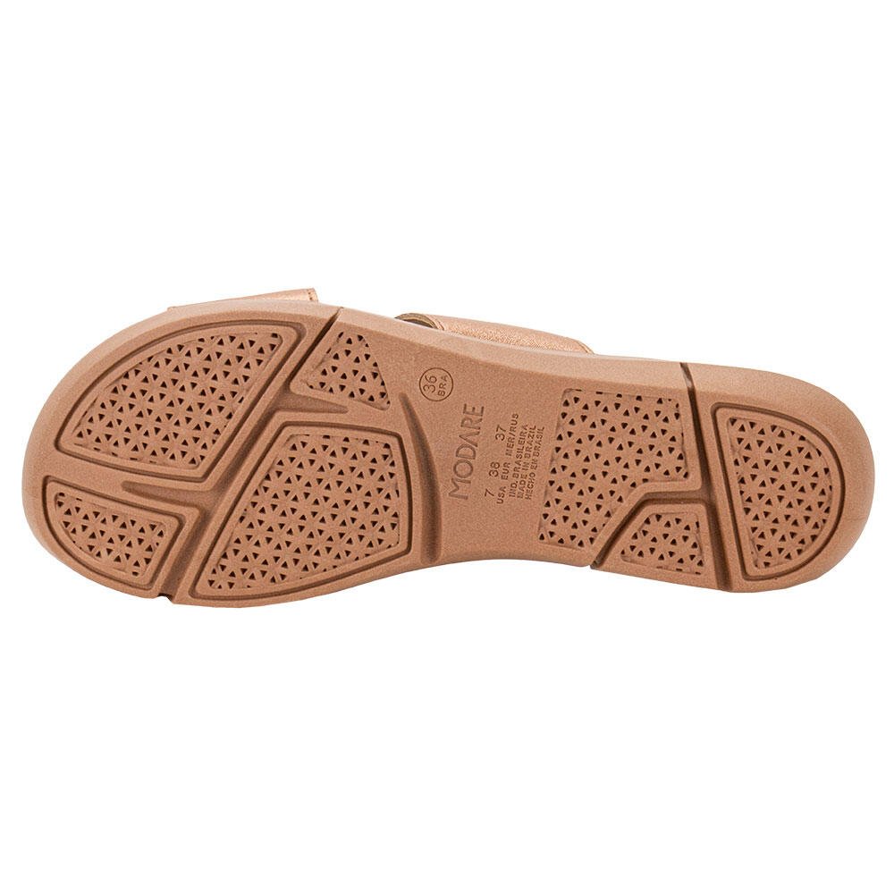 TAMANCO FEMININO FLAT MODARE 7142141  Dourado 4