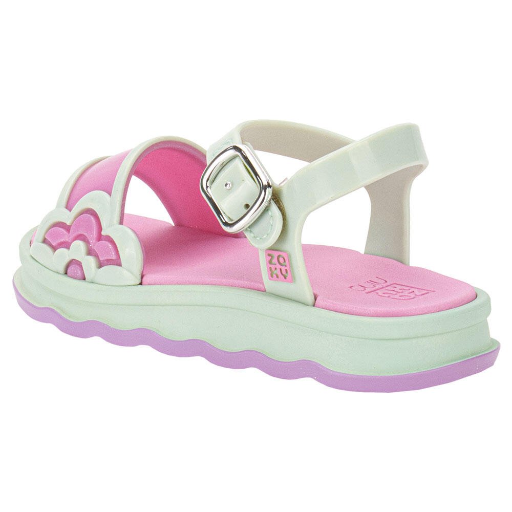 SANDÁLIA INFANTIL FOFURINHA ZAXYNINA 18988  Verde 3