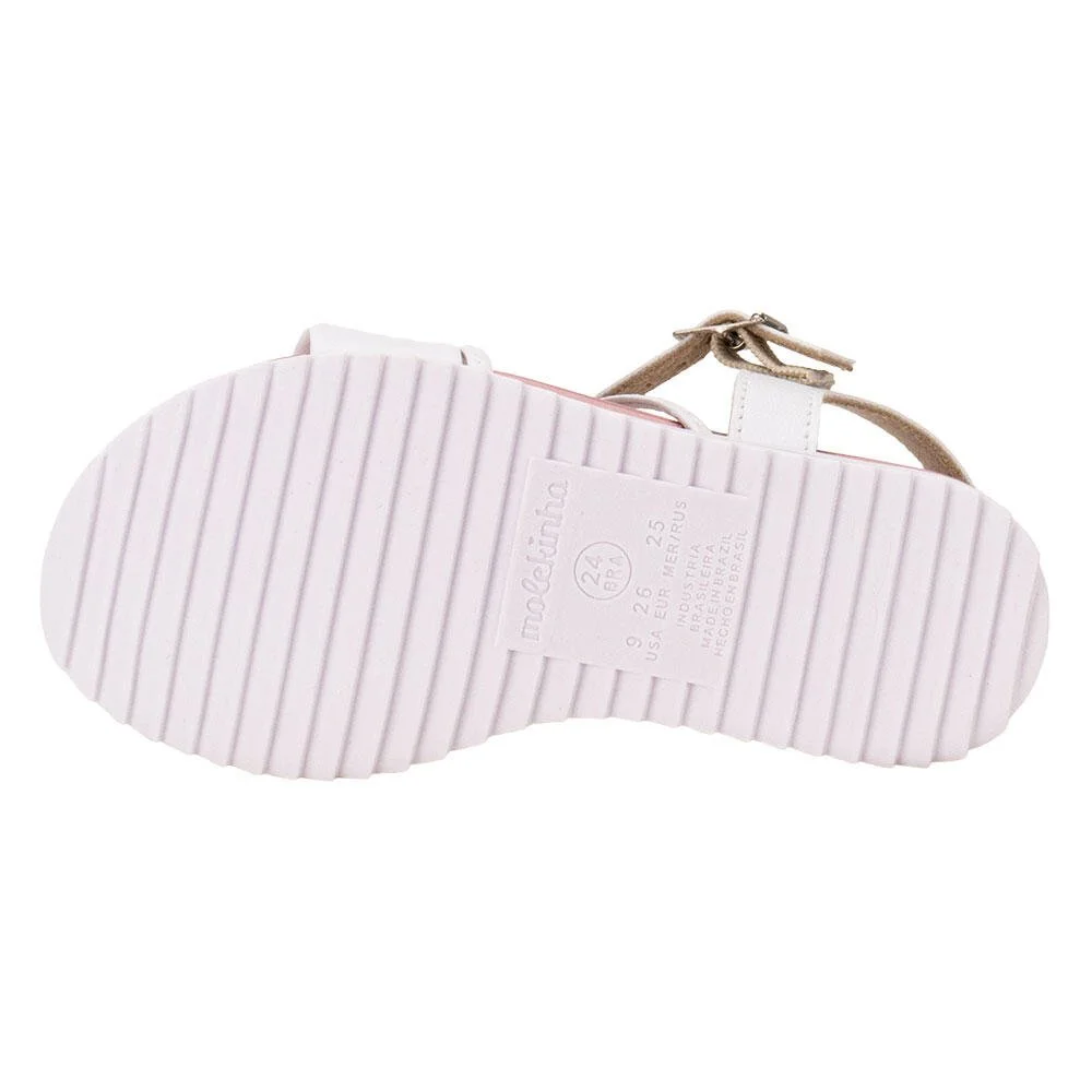 SANDÁLIA INFANTIL BABY MOLEKINHA 2724117  Branco 3
