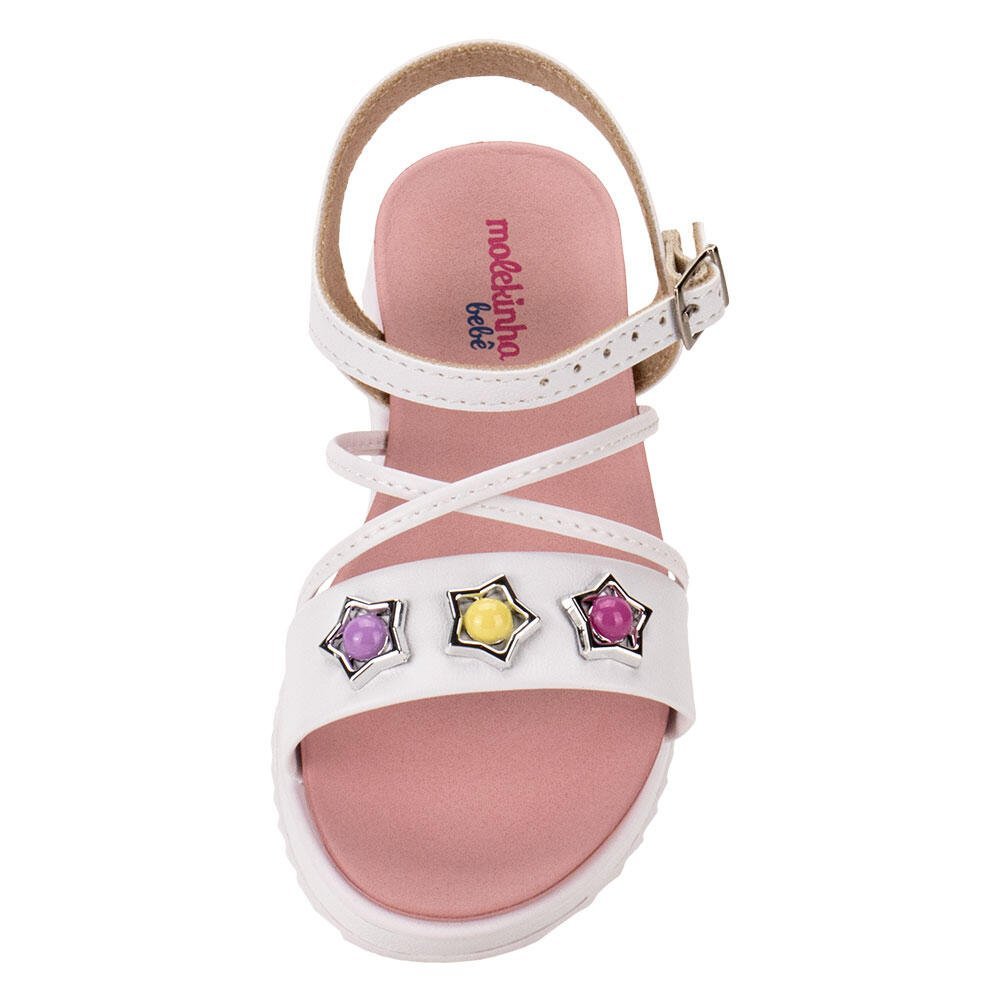 SANDÁLIA INFANTIL BABY MOLEKINHA 2724117  Branco 4