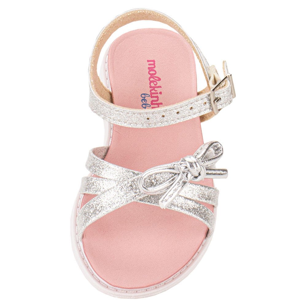 SANDÁLIA INFANTIL BABY MOLEKINHA 2714222  Prata 5