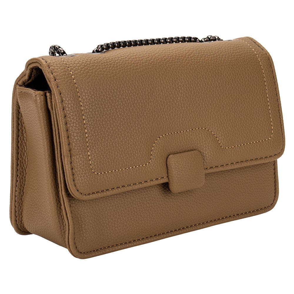 BOLSA FEMININA TRANSVERSAL H.E BY019 Marrom 2
