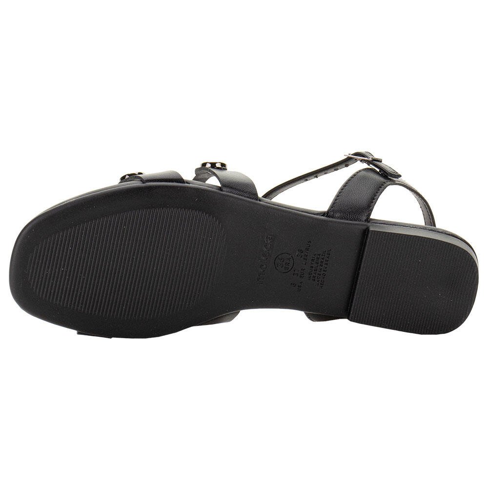 SANDÁLIA FEMININA FLAT MOLECA 5435550  Preto 4