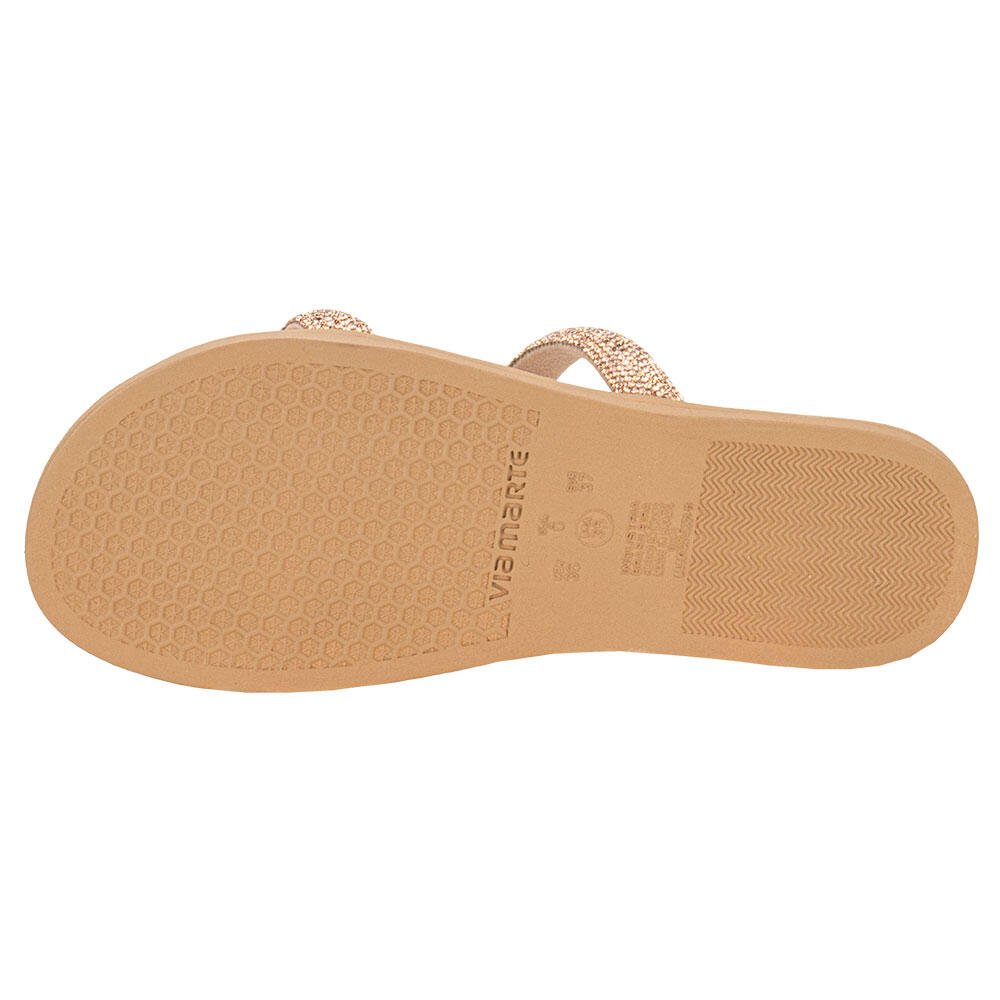 TAMANCO FEMININO FLAT VIA MARTE 107010  Marrom 4