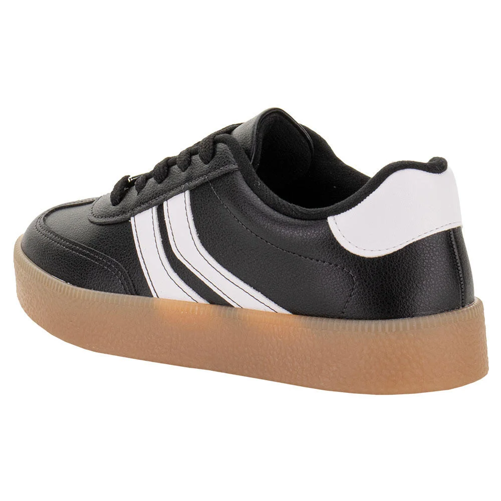 TÊNIS FEMININO CASUAL VIZZANO 1444100 Preto/Branco 3