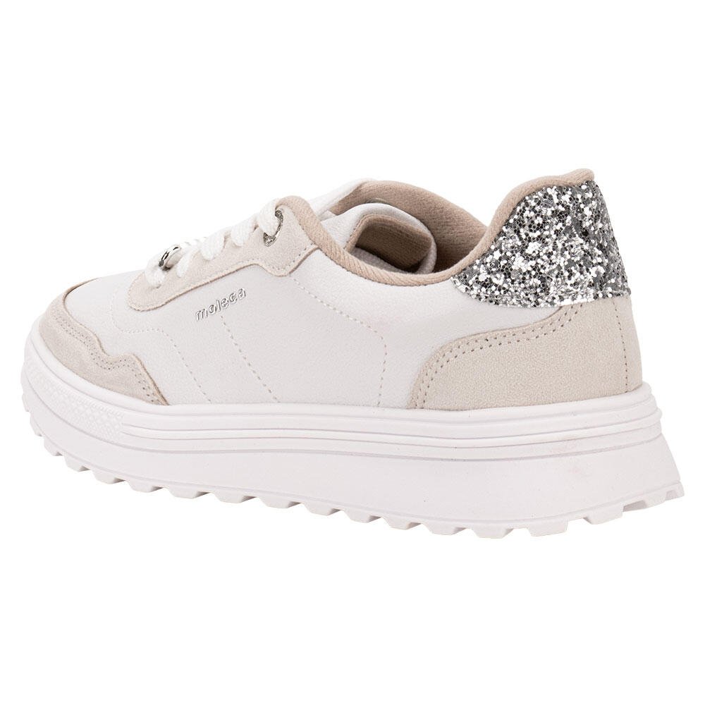 TÊNIS FEMININO CASUAL MOLECA 5809105  Branco 3