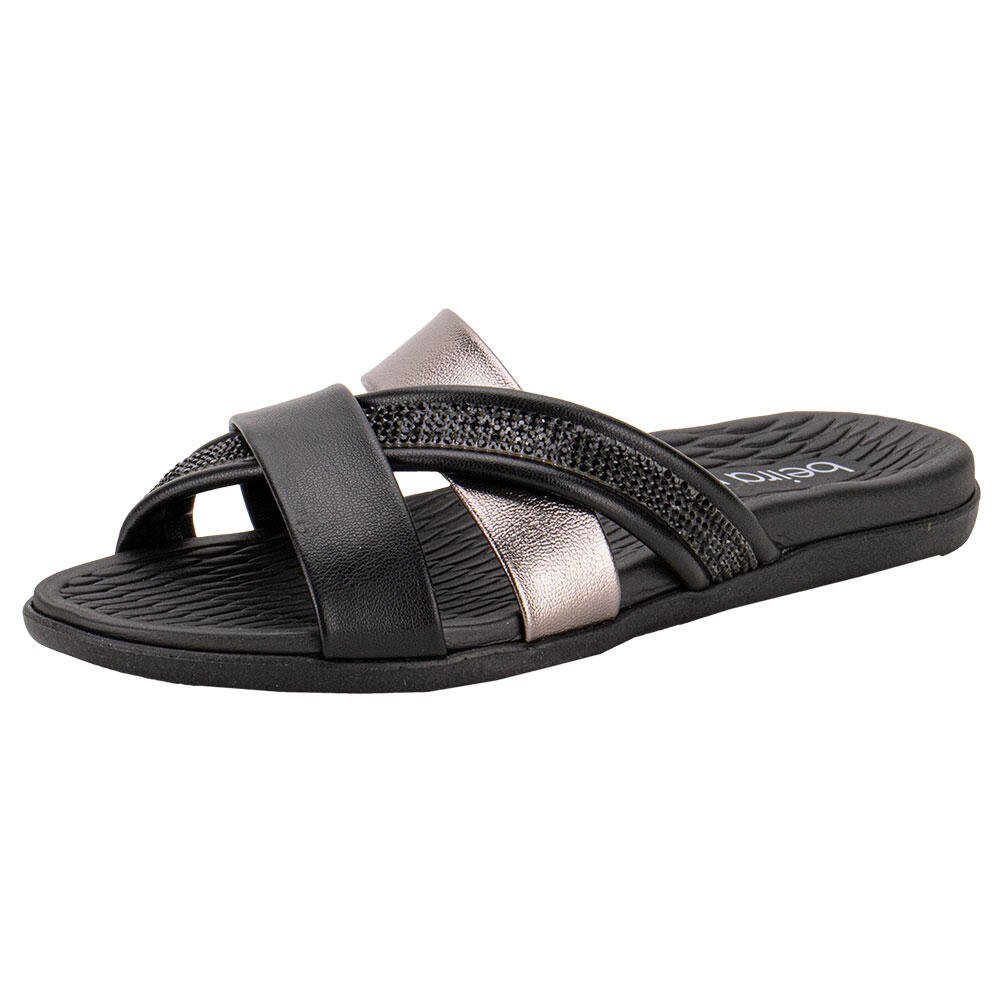 TAMANCO FEMININO FLAT BEIRA RIO 8544103 Preto 2