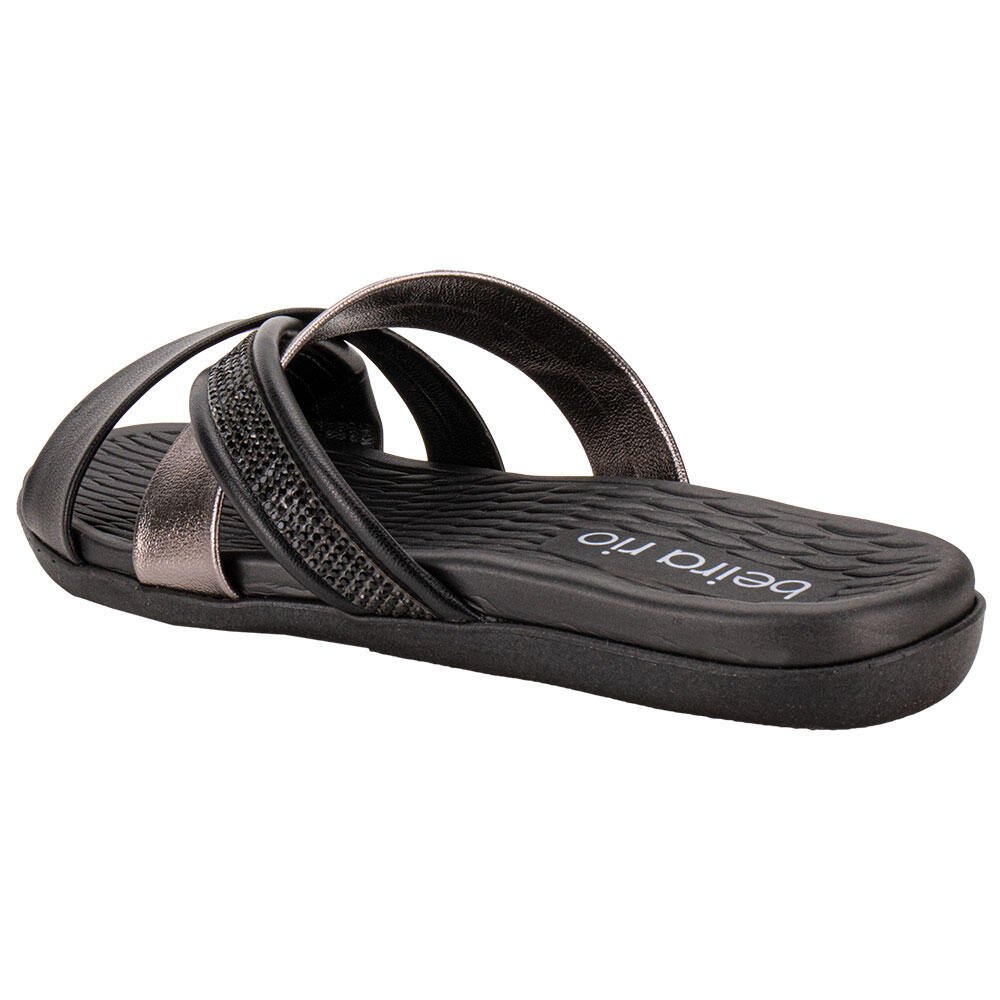 TAMANCO FEMININO FLAT BEIRA RIO 8544103 Preto 4