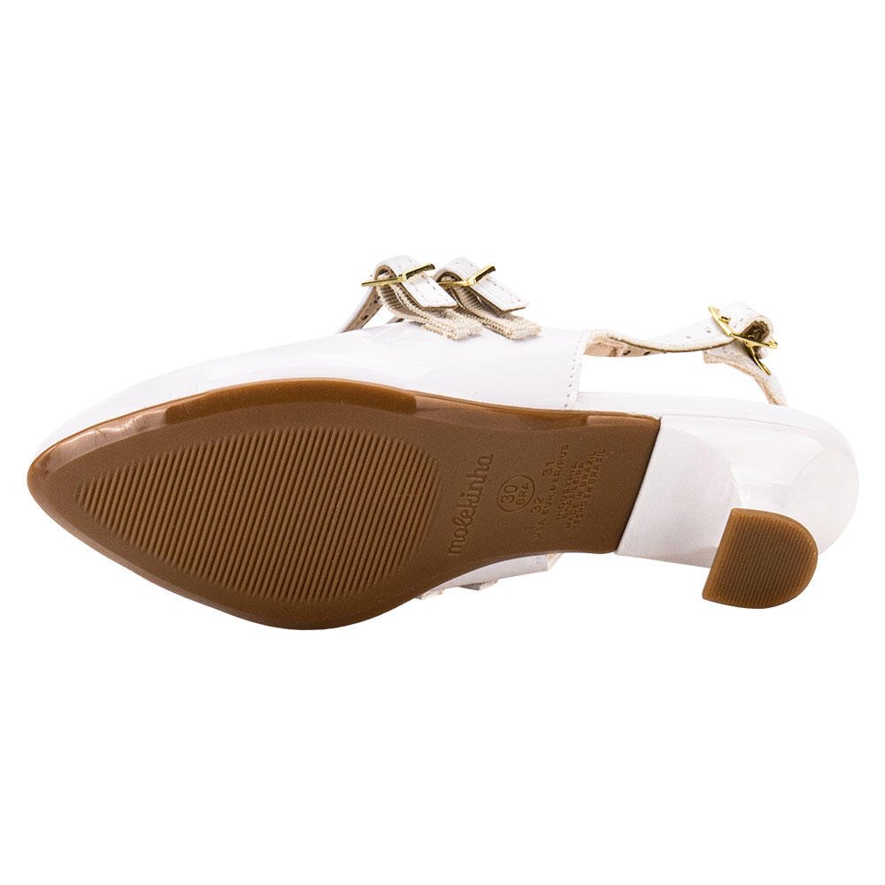 SAPATO INFANTIL MOLEKINHA 2579102  Branco 4