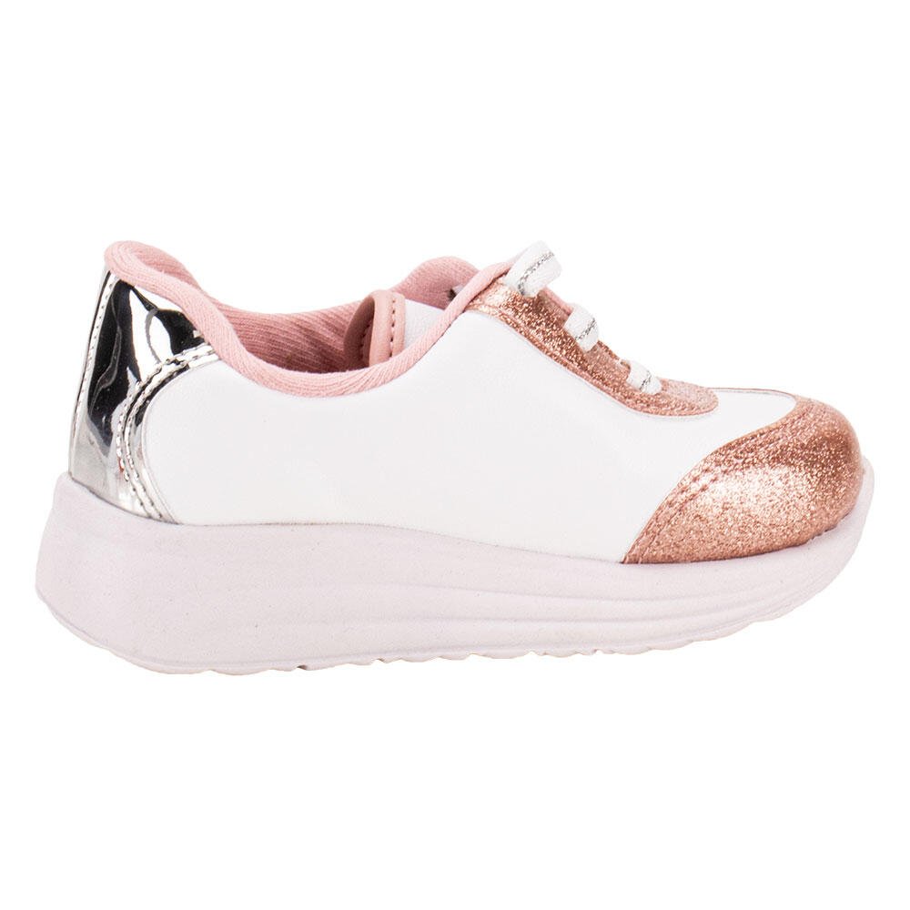 TÊNIS INFANTIL BABY LED MOLEKINHA 2731307  Branco 5