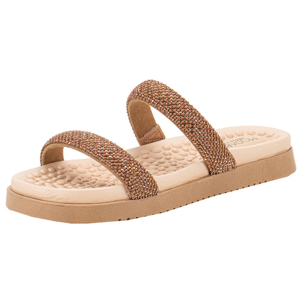 TAMANCO FEMININO FLAT MODARE 7178116 Bege 1