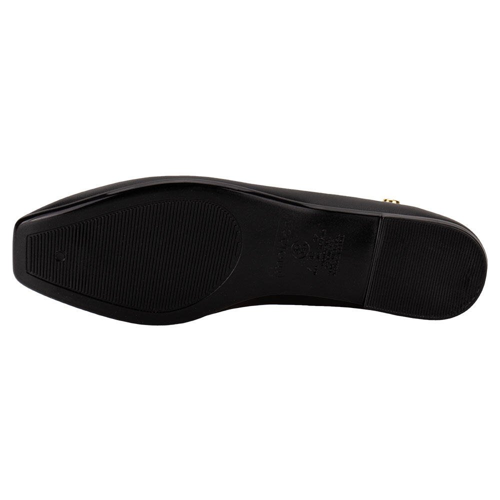 SAPATILHA FEMININA FLAT MOLECA 5735215  Preto 4